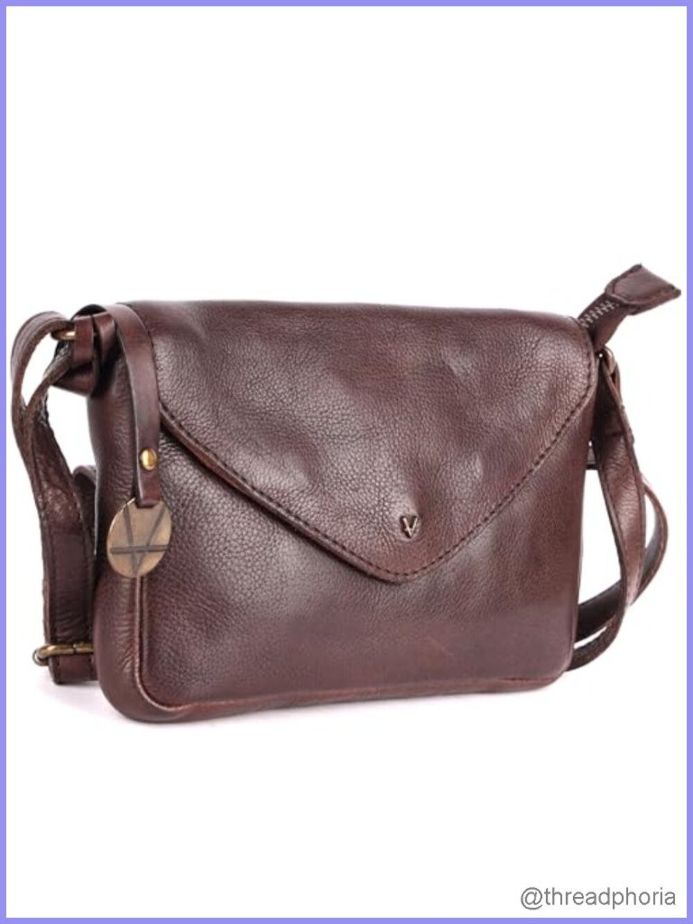 Genuine Italian Leather Small Crossbody Sling Bag